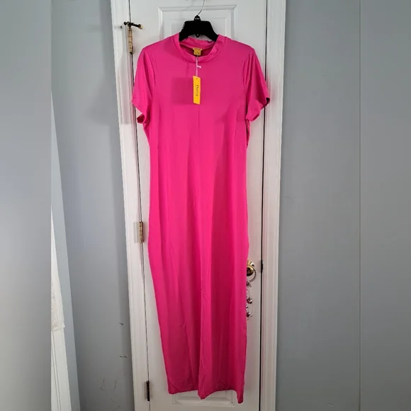 Daisy | Dresses | Rainbow Daisy Hot Pink Maxi Dress | Poshmark Daisy | Dresses | Rainbow Daisy Hot Pink Maxi Dress | Poshmark